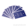 Cartas de juego PVC de plástico de casino de alta calidad